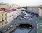 Pevchesky Bridge across the Moika River